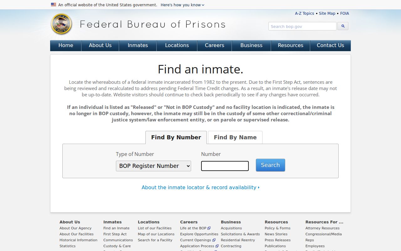 Federal custody lookup related to Magoffin County criminal records